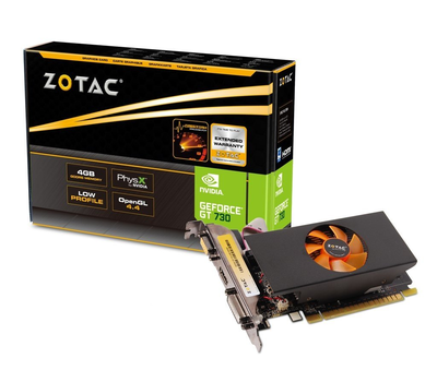 Видеокарта ZOTAC GT730 4GB GDDR5 ZT-71118-10L