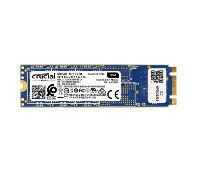 SSD накопитель 250Gb SSD Crucial MX500 3D NAND M.2 2280 SATA3 CT250MX500SSD4