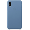 Чехол Apple для iPhone XS, кожа, синие сумерки