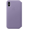 Чехол Apple Folio для iPhone XS, кожа, лиловый