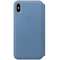 Чехол Apple Folio для iPhone XS Max, кожа, синие сумерки