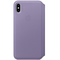 Чехол Apple Folio для iPhone XS Max, кожа, лиловый
