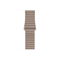 Ремешок Apple Watch 44мм, кожаный, размер L, бежевый