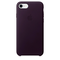 Чехол Apple Leather Case для iPhone 8/7 баклажановый