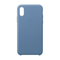 Чехол Apple для iPhone XS Max, кожа, синие сумерки