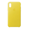 Чехол Apple Leather Case для iPhone X Spring Yellow