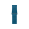Ремешок Apple Watch 44мм, кожаный, размер M, лазурная волна