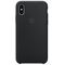 Чехол Apple Leather Case для iPhone X чёрный