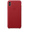 Чехол Apple Leather Case для iPhone XS Max, RED
