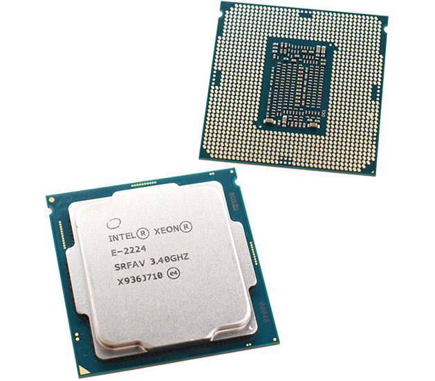 Процессор Intel Xeon E-2224, 3.4 GHz, (Coffee Lake, 8 GT/s, 4.6